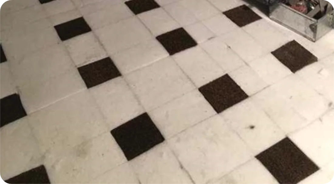 SG-FD50/25 damping blocks under floating floor system