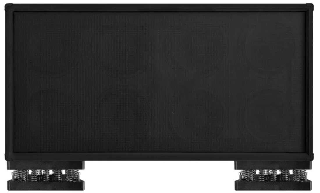 Kabinet subwoofer dipasang pada pad peredam SG-SD27